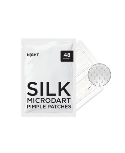 NIGHT Silk + Salicylic Acid Microdart Pimple Patches 48-Pack