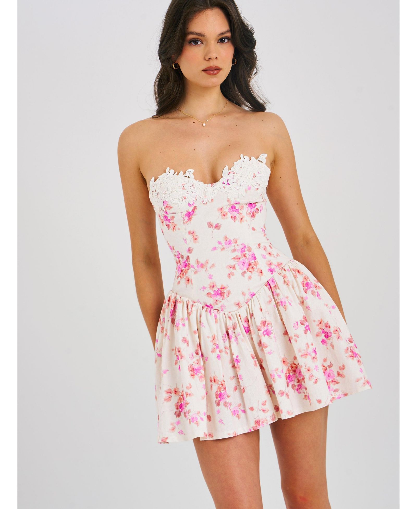 Женское мини-платье Miss Circle Samara Floral с корсетом