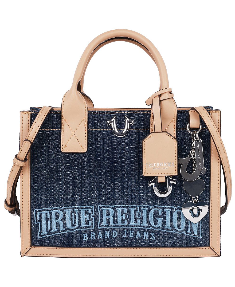 Джинсовый тоут True Religion Bombe Logo