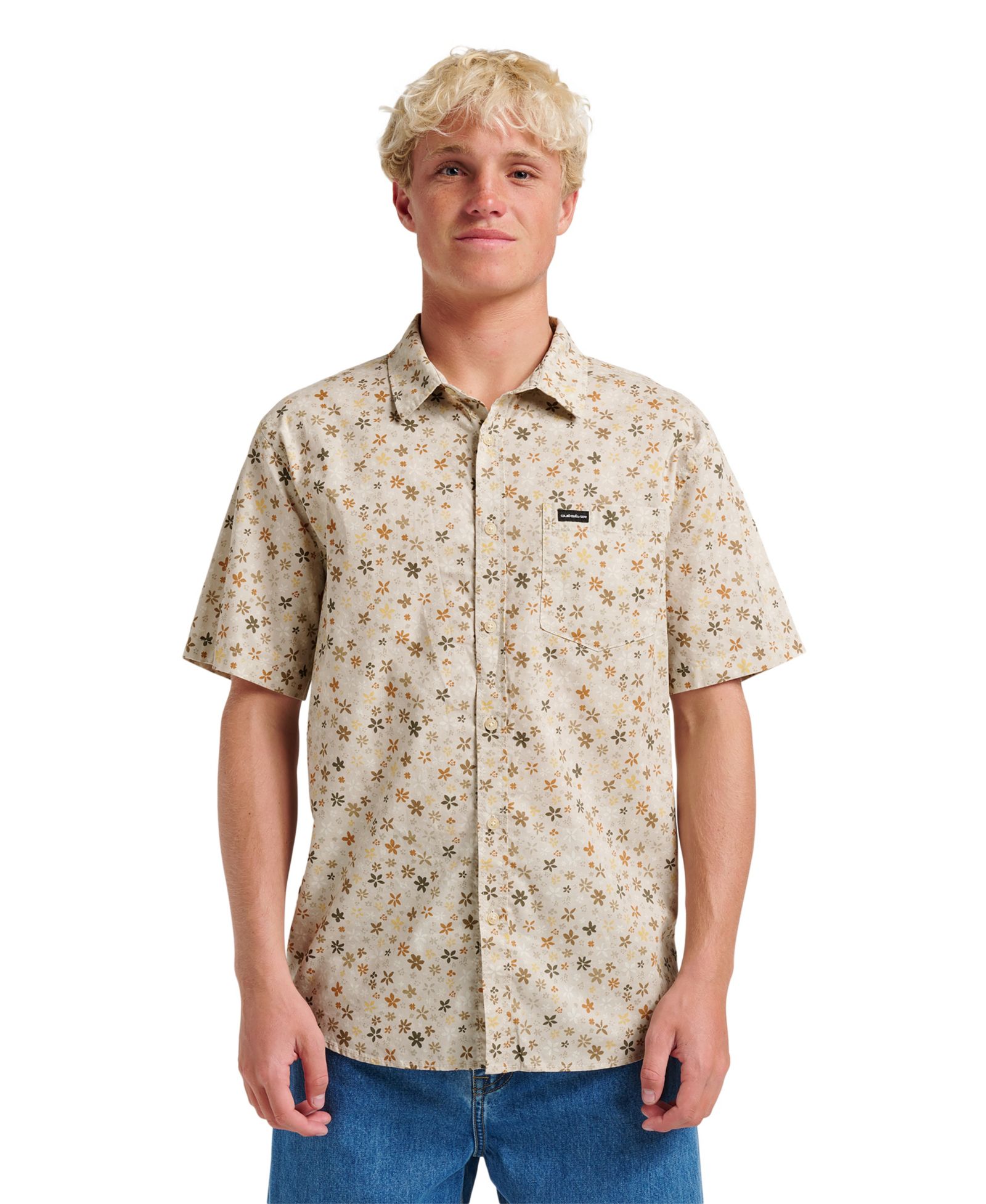 Мужская рубашка Quiksilver Ditsy Mini Classic с коротким рукавом