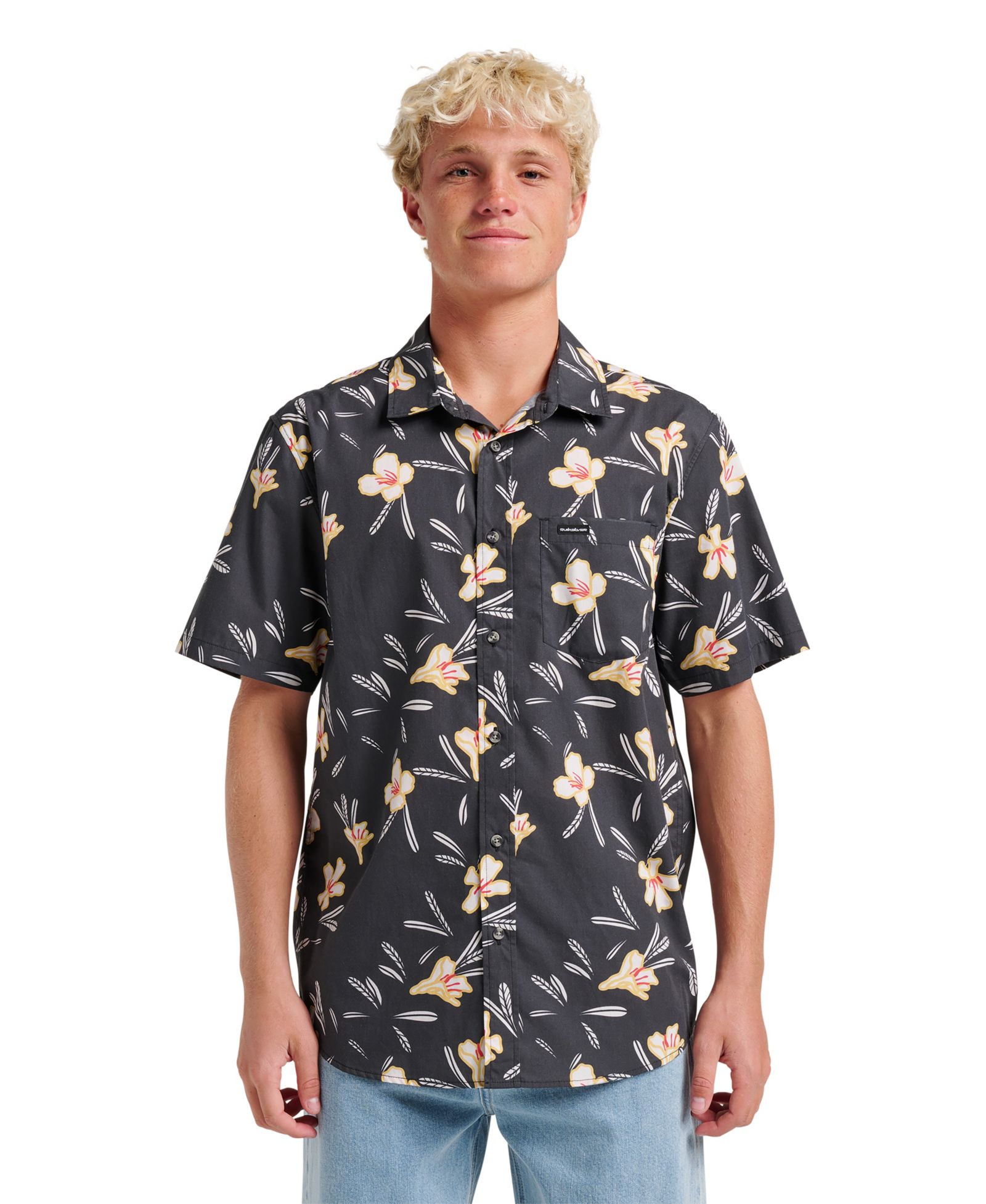 Quiksilver Мужская рубашка Kaneohe Classic с коротким рукавом