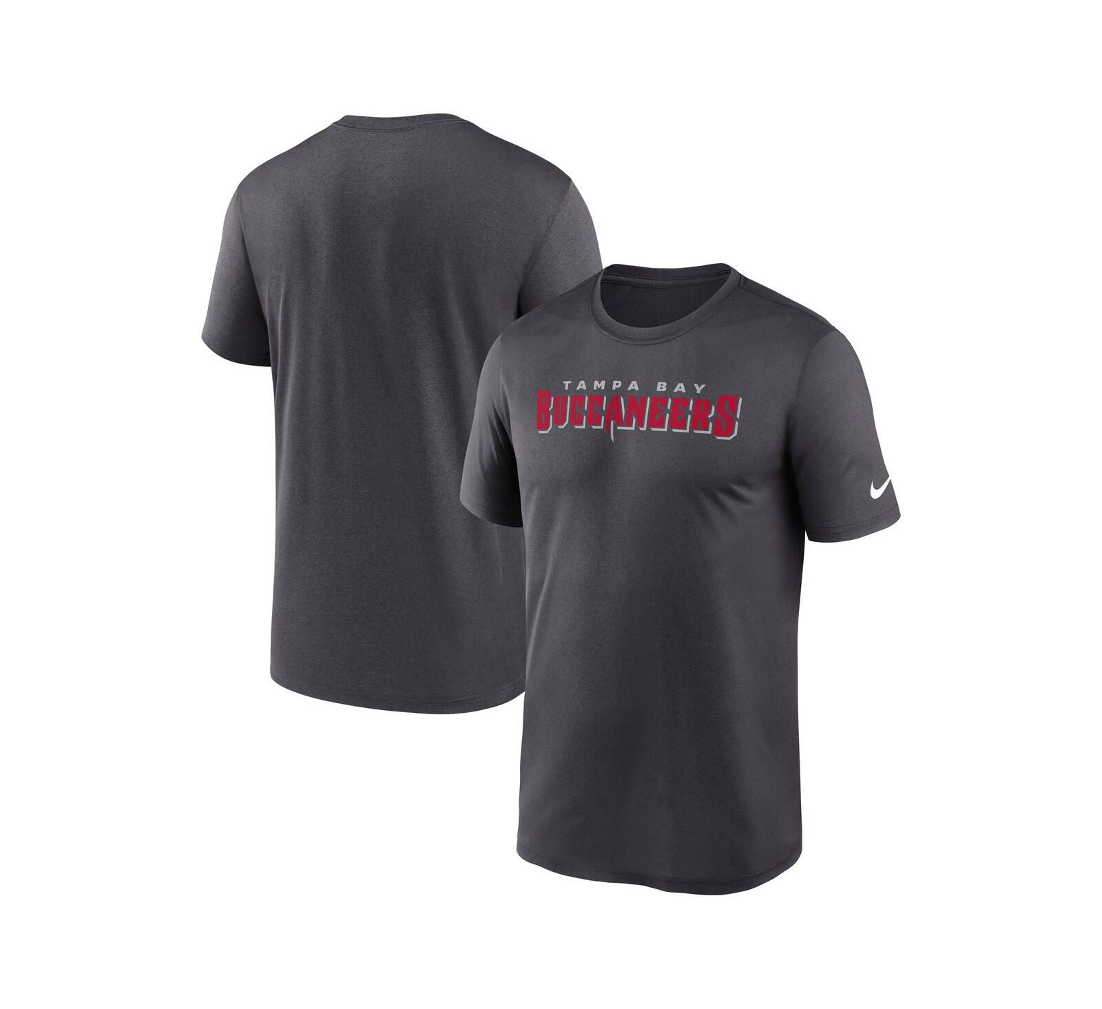 Футболка Nike Men's Pewter Tampa Bay Buccaneers Primetime Legend Wordmark Performance
