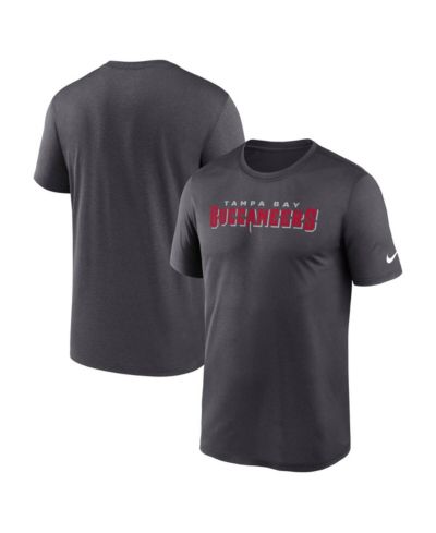 Футболка Nike Men's Pewter Tampa Bay Buccaneers Primetime Legend Wordmark Performance