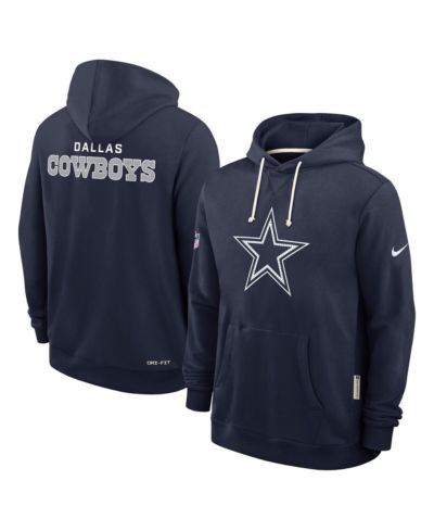 Nike Men's Navy Dallas Cowboys Sideline Initial Home Performance Pullover Hoodie