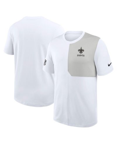 Nike Мужская футболка White New Orleans Saints Sideline UV Performance Coach