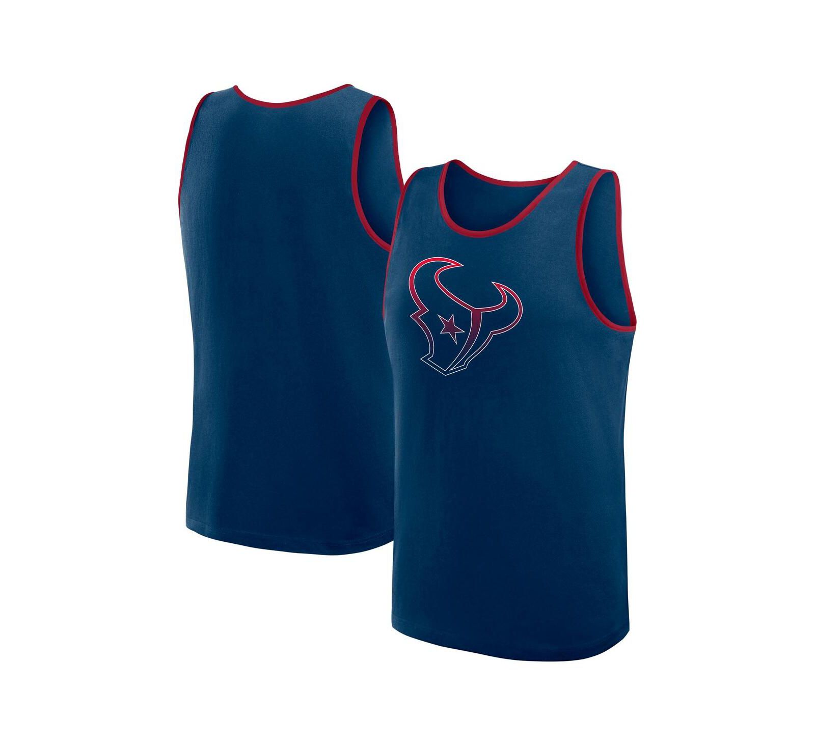 Logo Athletic Мужской майка-топ Houston Texans Unmatched Success, темно-синий