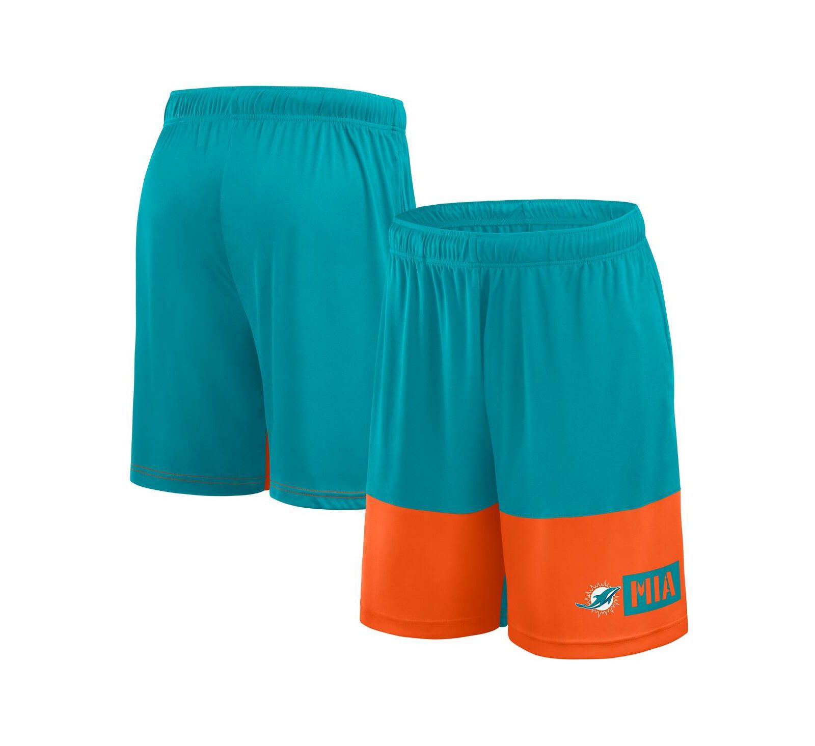 Logo Athletic Мужские шорты Miami Dolphins Aqua Best of the Best