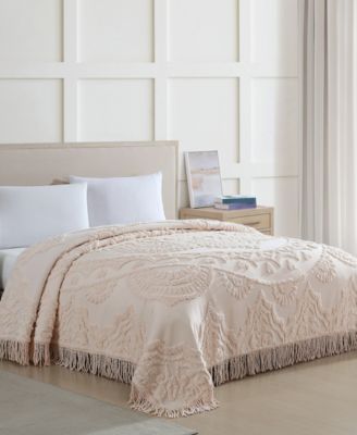 Beatrice Home Fashions Легкое покрывало из шенилла Lotus, Queen