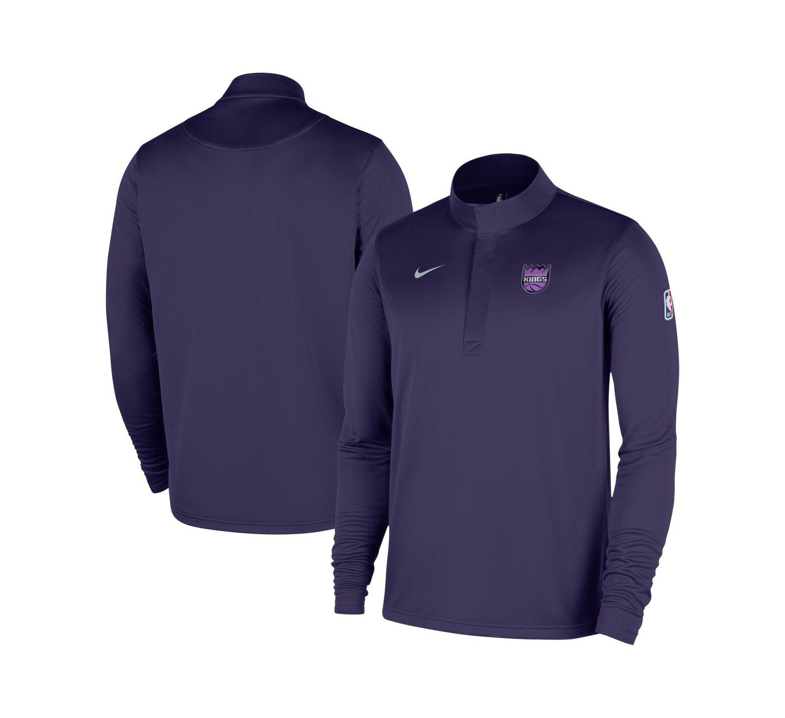 Nike Мужская кофта Dri-FIT на молнии Sacramento Kings 2025/26 City Edition Remix, фиолетовая