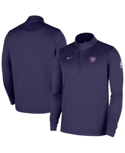 Nike Мужская кофта Dri-FIT на молнии Sacramento Kings 2025/26 City Edition Remix, фиолетовая