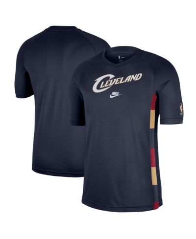 Мужская футболка Nike Navy Cleveland Cavaliers Classic Edition Hardwood Classics Authentic Game Shooting