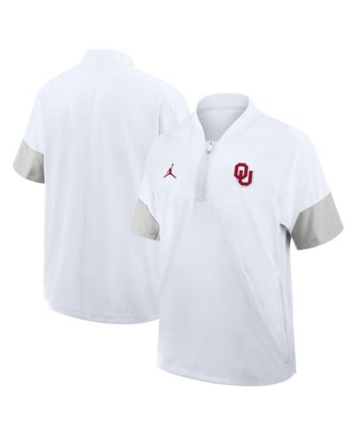 Мужская легкая куртка Jordan Oklahoma Sooners 2025 Sideline Coaches, белая