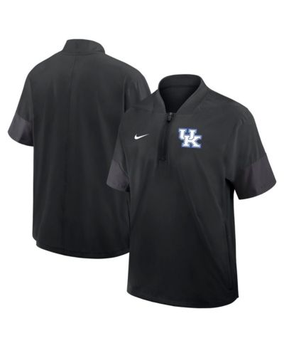 Мужская куртка Nike Men's Black Kentucky Wildcats 2025 Sideline Coaches Lightweight Short Sleeve