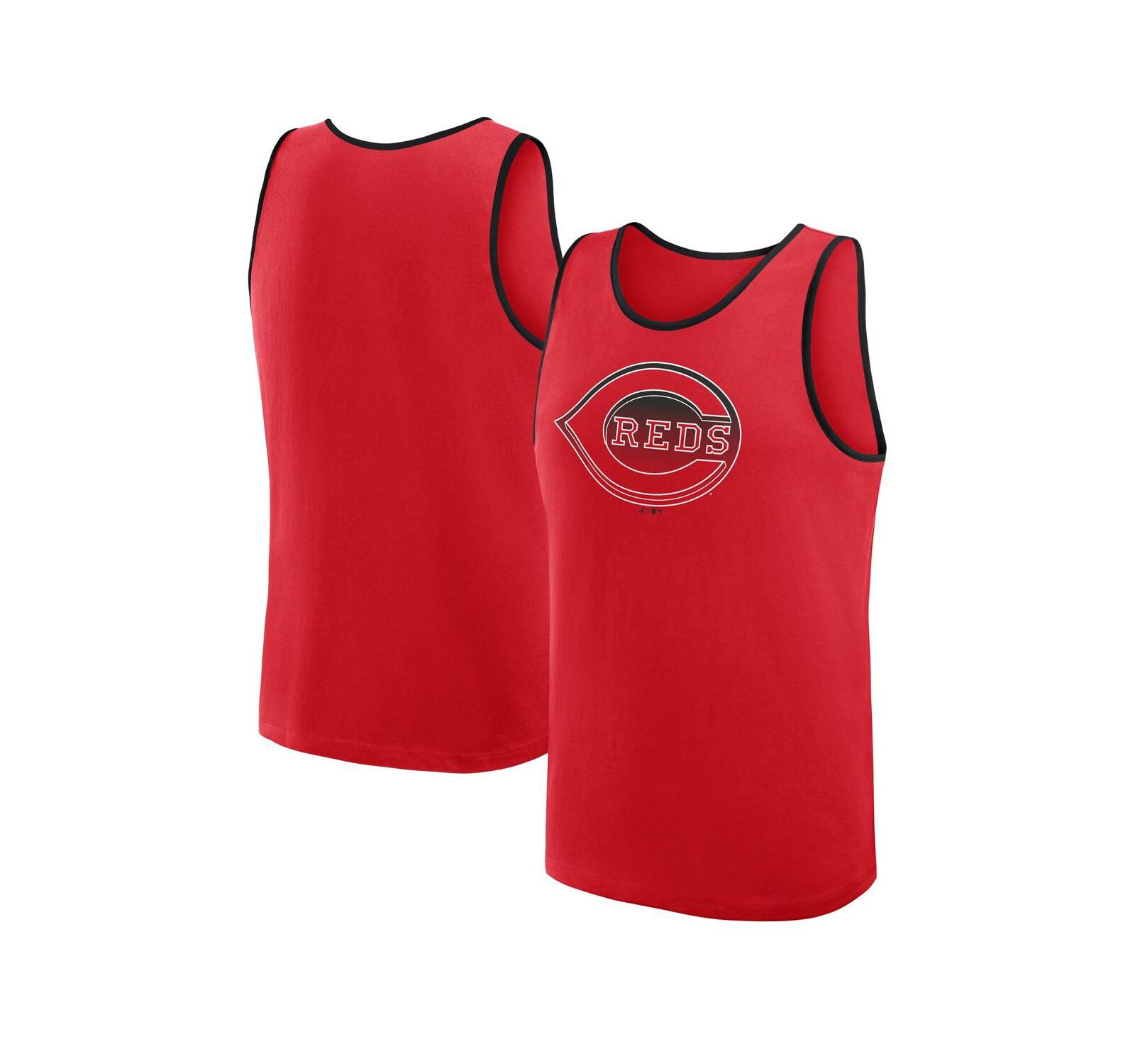 Logo Athletic Men's Red Cincinnati Reds Unmatched Success Tank Top