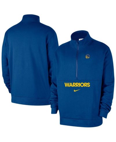 Мужская куртка Nike Golden State Warriors Courtside Club Half-Zip, Blue