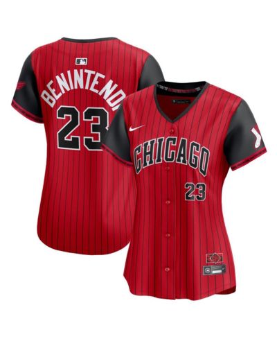 Женская джерси Nike Andrew Benitendi Red/Black Chicago White Sox 2025 City Connect Limited Player