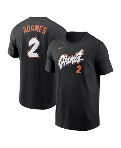 Nike Men's Willy Adames Black San Francisco Giants 2025 City Connect Fuse Name & Number T-Shirt