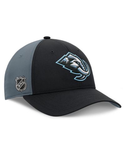 Fanatics Мужская регулируемая кепка Utah Mammoth, черный/угольный