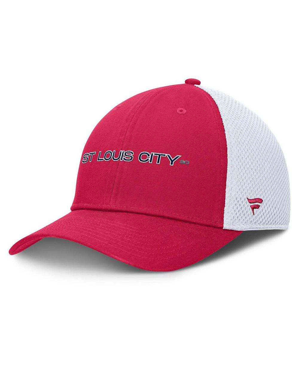 Кепка Fanatics Men's Red St. Louis City SC Rocket Flex