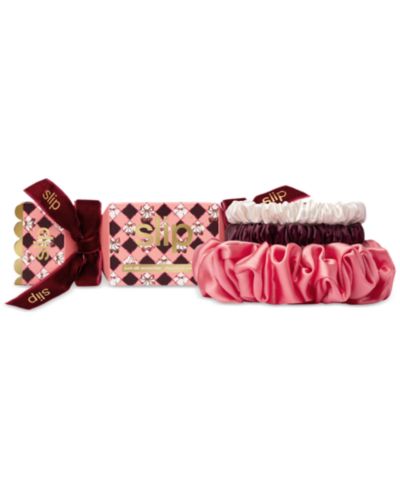 Slip 4-Pc. Sweetheart Assorted  Scrunchies and Cracker Set