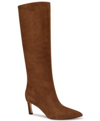 Nine West Women's Lorthey Wide Calf Tall Stiletto Dress Boots
