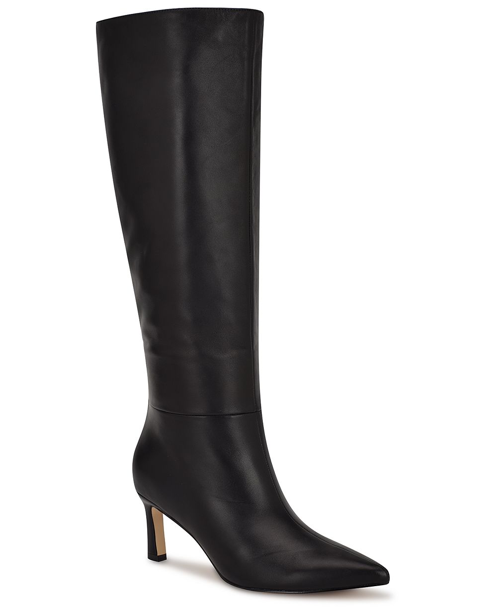 Женский Nine West Lorthey Wide Calf Tall Stiletto Dress Boots