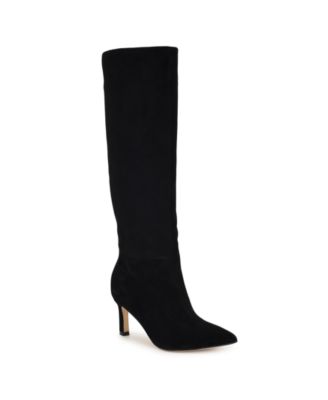 Женский Nine West Lorthey Wide Calf Tall Stiletto Dress Boots