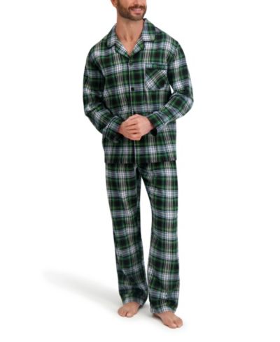 Пижамный комплект Hanes Men's Flannel Button Down
