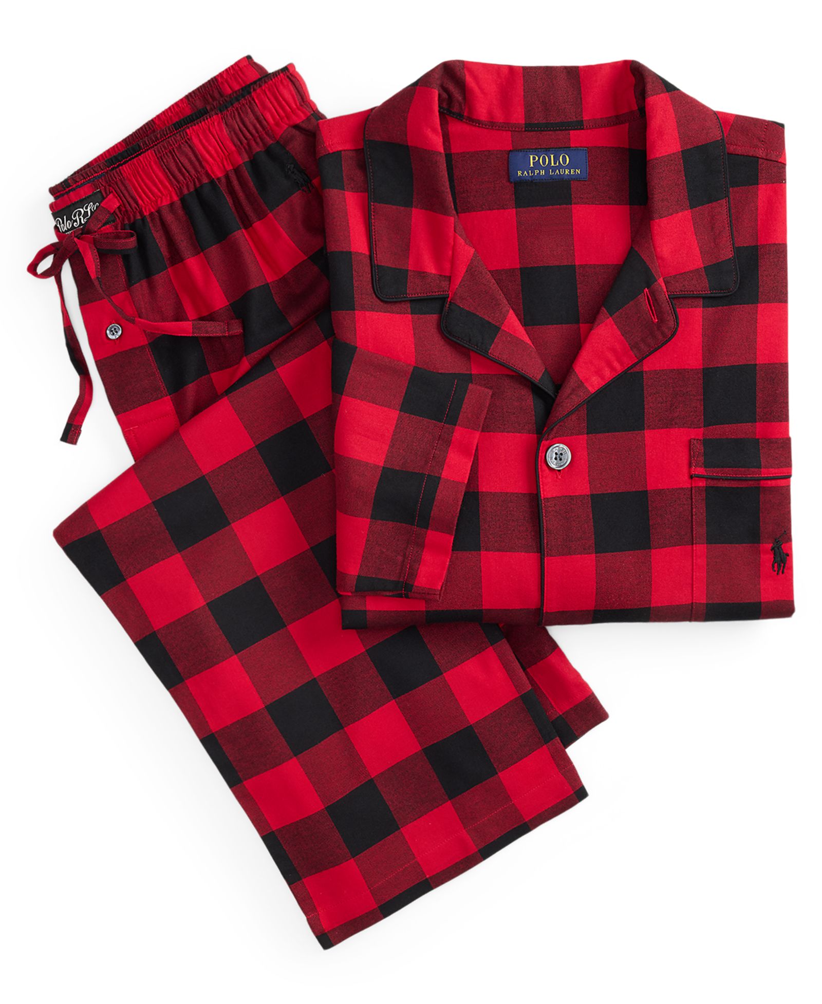 Polo Ralph Lauren Мужской комплект для сна Buffalo Check 2 предмета