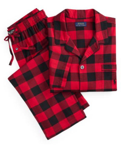 Polo Ralph Lauren Мужской комплект для сна Buffalo Check 2 предмета