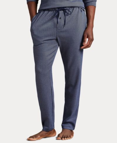 Мужские пижамные брюки Polo Ralph Lauren Herringbone с завязками