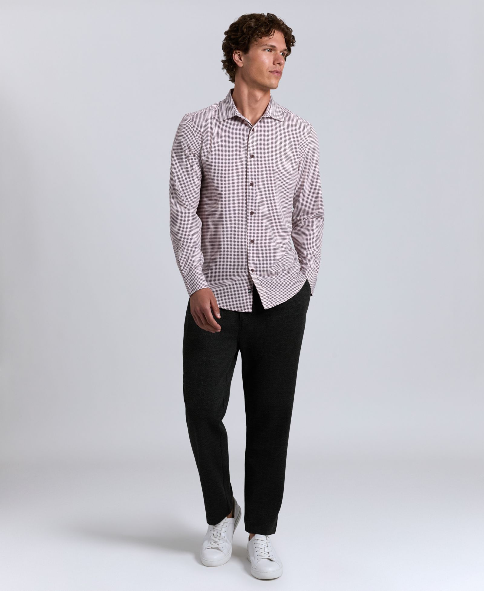 Мужская рубашка Kenneth Cole Slim Fit Performance