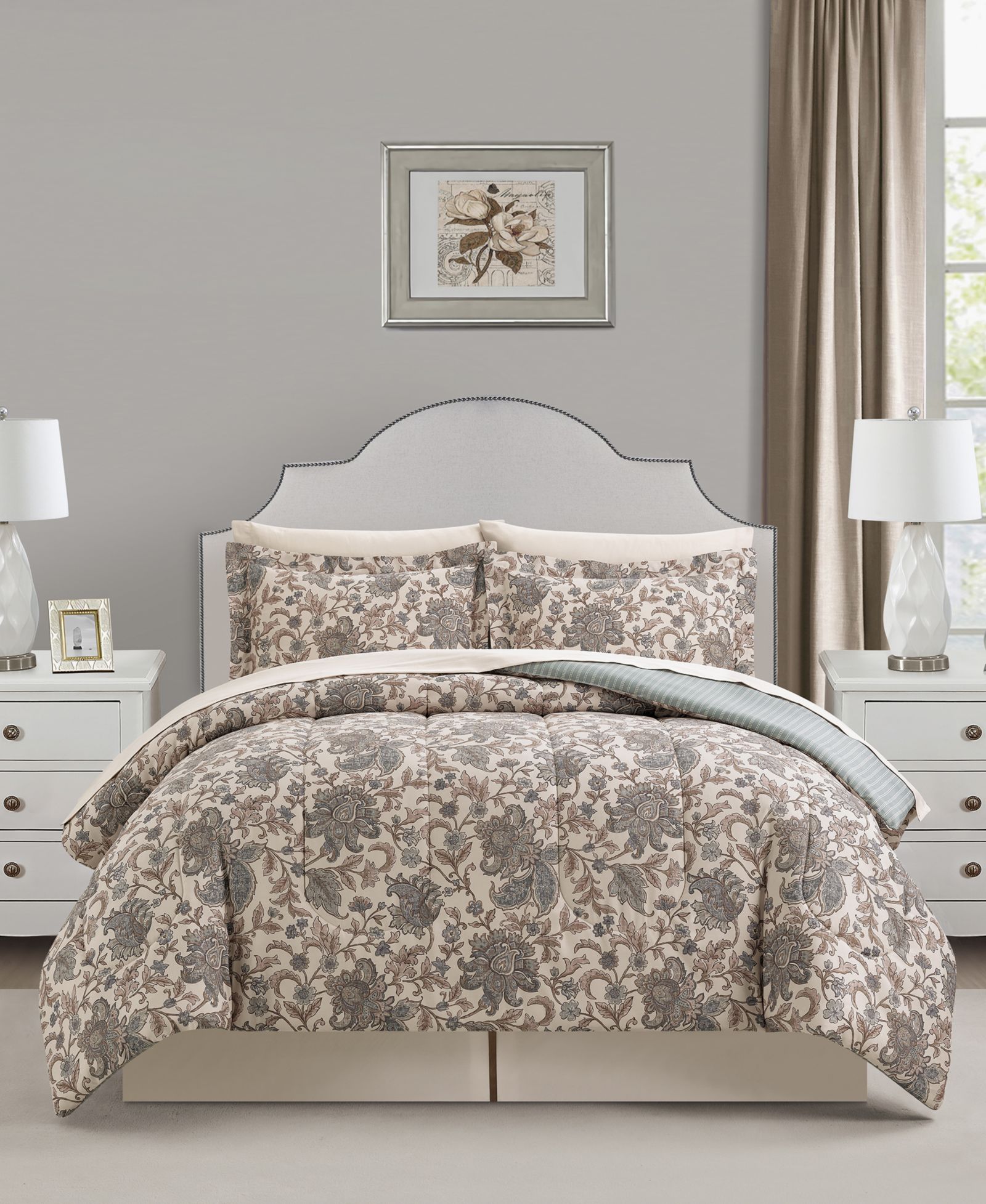 Macy's Cottage Floral 8-Pc. Comforter Sets