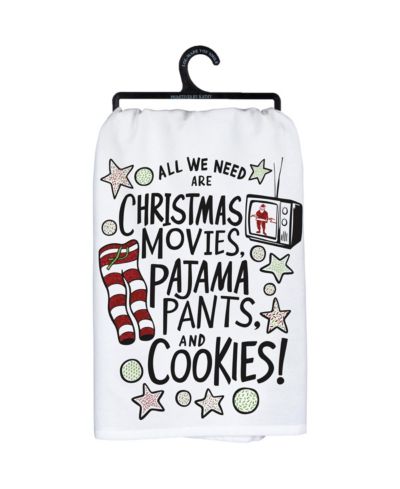 Кухонное полотенце Primitives by Kathy Christmas Movies Pajama Pants