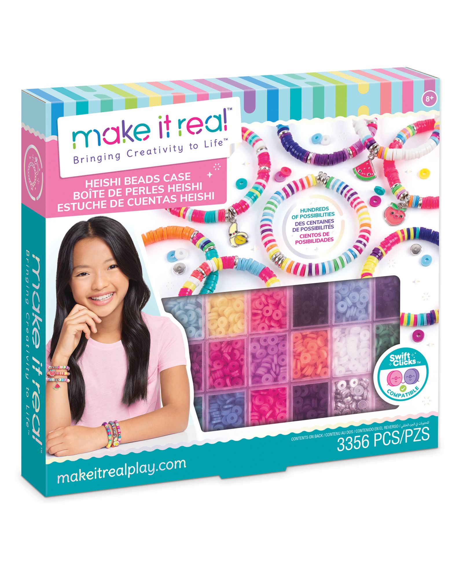 Набор бусин Make It Real Swift Click Compatible Heishi