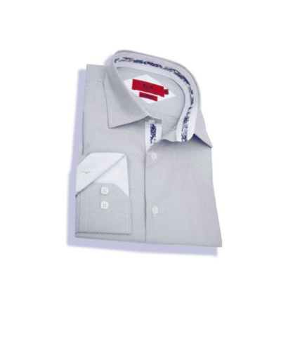 Elie Balleh Детская рубашка Slim Fit серая