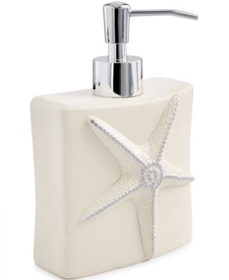 Avanti Sequin Shells Beachy Resin Soap/Lotion Dispenser