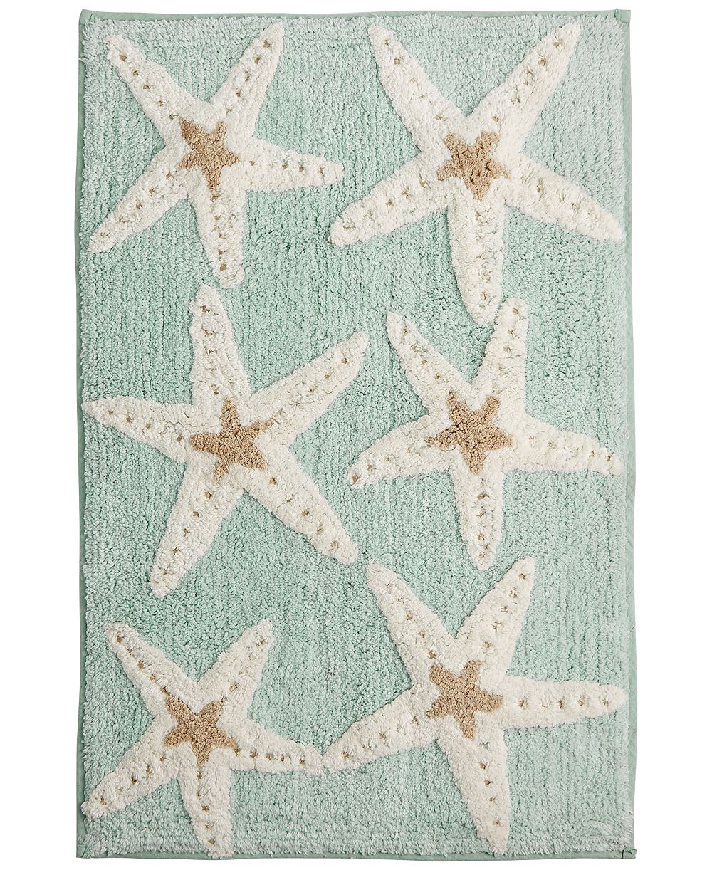 Avanti Sequin Shells хлопковый коврик для ванной, 20" x 30"