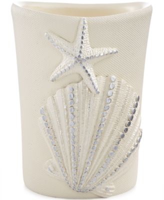 Avanti Sequin Shells Beachy Resin Tumbler
