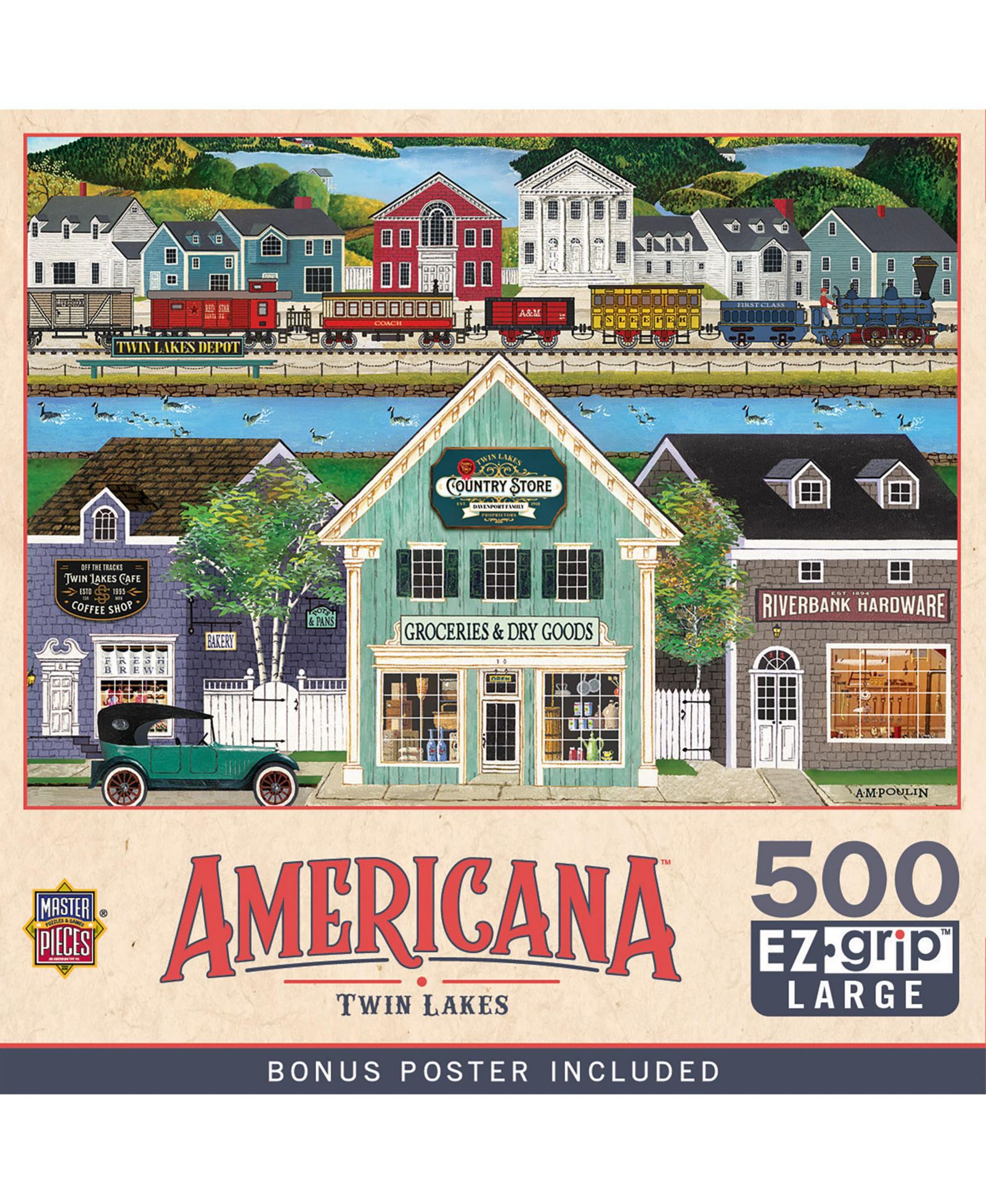Americana - Twin Lakes пазл 500 деталей EZ Grip
