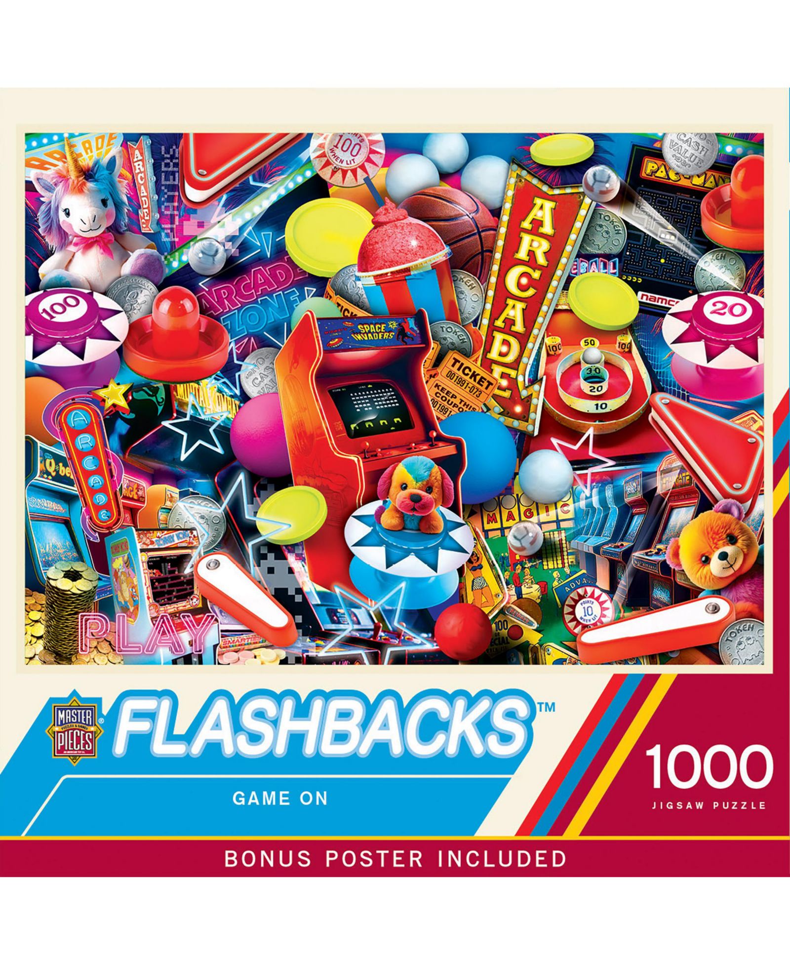 Пазл Masterpieces Flashbacks Retro Arcade 1000 деталей, 14+
