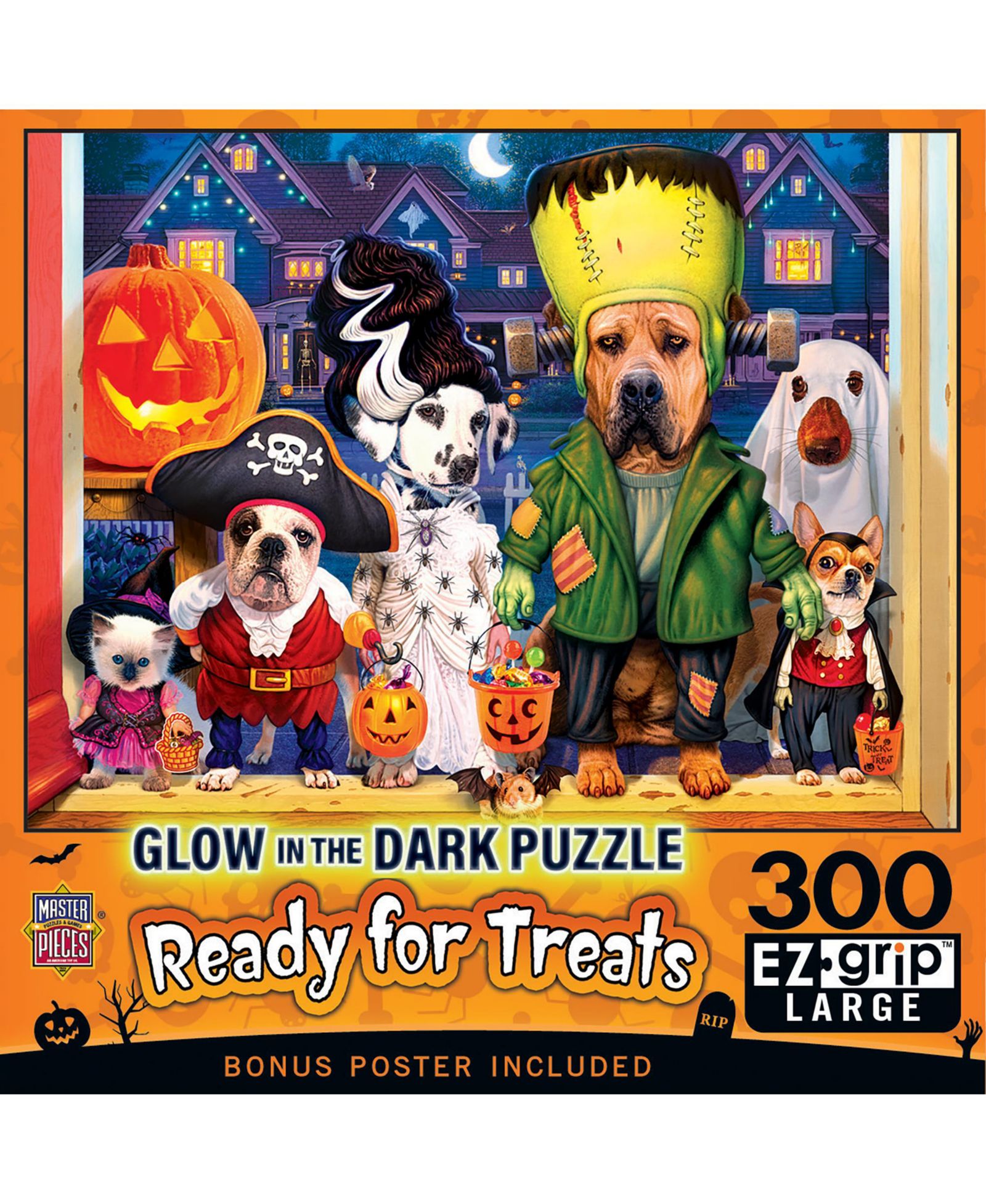 Пазл MasterPieces Puzzles Ready for Treats, 300 деталей, светящийся в темноте