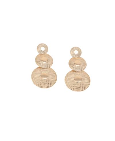 SOHI Women's Circular Drop Earrings