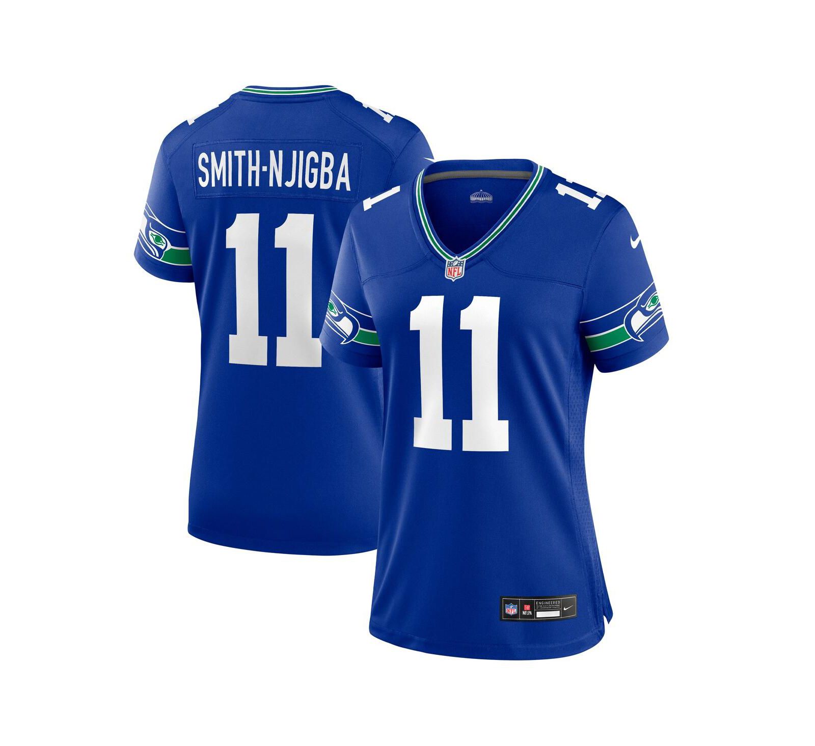 Женская игровая джерси Nike Jaxon Smith-Njigba Seattle Seahawks Throwback