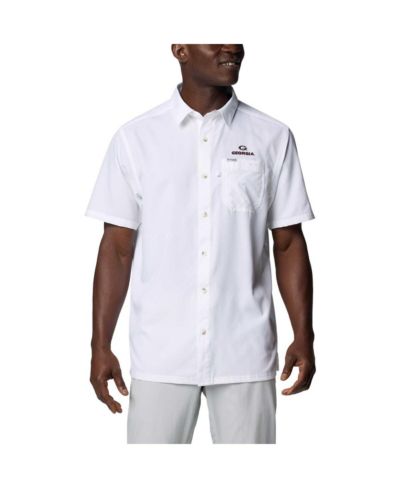 Columbia Мужская рубашка Georgia Bulldogs PFG Omni-Shade