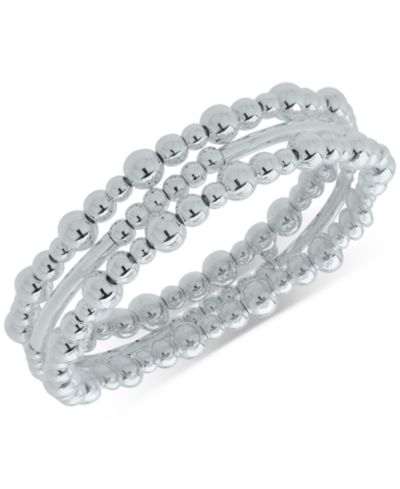 Nine West Набор из 3-х beaded stretch браслетов