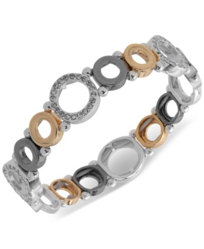 Браслет Nine West Pavé Circle Stretch