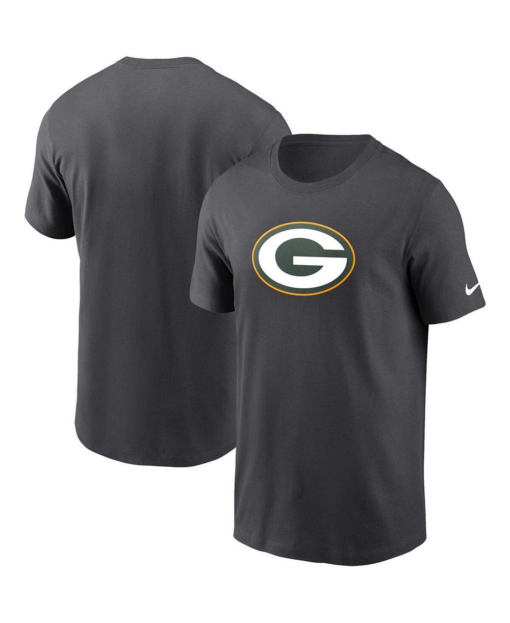 Nike футболка Nike Men's Anthracite Green Bay Packers Logo Essential