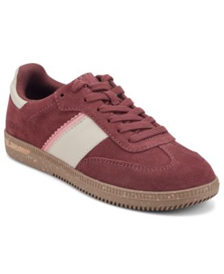 Dark Red Suede