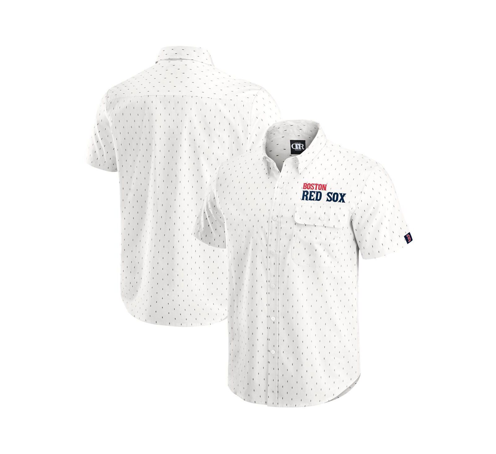 Мужская рубашка Darius Rucker Collection by Fanatics Cream Boston Red Sox